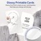 Avery Printable Single Rounded Corner Rectangle Business Cards, Sure Feed Technology, 2" x 3-1/2", Glossy White Cardstock, Print-to-The-Edge, Laser/Inkjet Printable, 80 Total